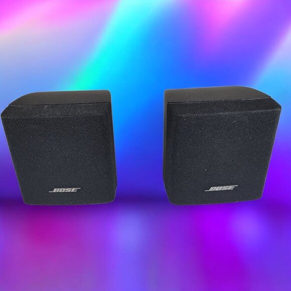Bose Acoustimass Double Cube Speakers Black For Home Theater‎ Surround Sound - Picture 1 of 7